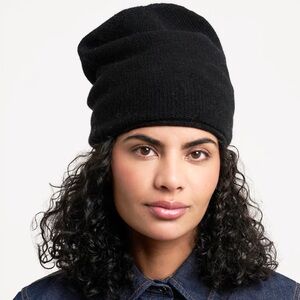 Classic Black Knit Beanie